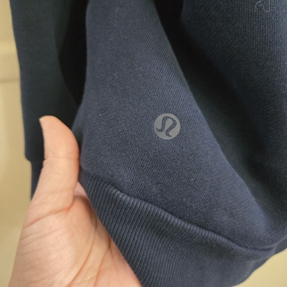 Lululemon Steady State Pullover Hoodie Navy Blue - Picture 6 of 7